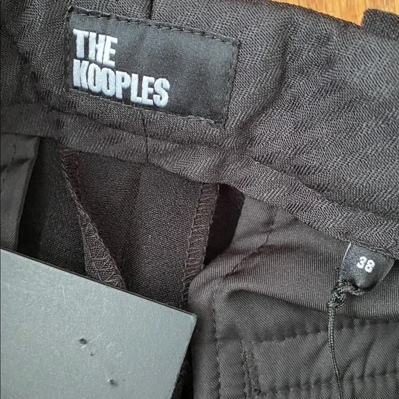 NWT The Kooples Vestaire Carry-Over Black Pants - Picture 10 of 13